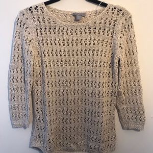 Crocheted sweater